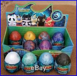 Set of 3  How to Train Your Dragon Hidden World Plush Eggs