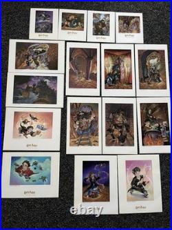 16 Harry Potter Prints by Warner Bros 2000- Sorcerer' Stone, Pig Snout- RARE