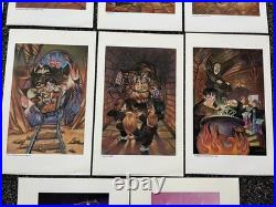 16 Harry Potter Prints by Warner Bros 2000- Sorcerer' Stone, Pig Snout- RARE