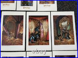 16 Harry Potter Prints by Warner Bros 2000- Sorcerer' Stone, Pig Snout- RARE