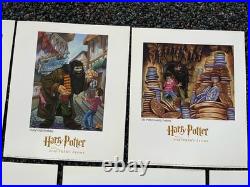 16 Harry Potter Prints by Warner Bros 2000- Sorcerer' Stone, Pig Snout- RARE