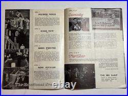 1956 Warner Bros Tribute National Film Theatre Bogart Cagney Film Programme Rare