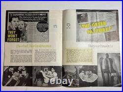 1956 Warner Bros Tribute National Film Theatre Bogart Cagney Film Programme Rare