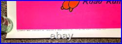 1968 ROAD RUNNER ARTKO STUDIOS LITHO BLACKLIGHT WARNER BROS 23x35 NOS MT RARE