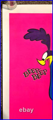 1968 ROAD RUNNER ARTKO STUDIOS LITHO BLACKLIGHT WARNER BROS 23x35 NOS MT RARE