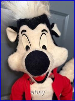 1970s Warner Bros Pepé Le Pew 33 Store Display Plush City Star Canada Rare