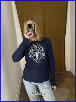 1970s Warner Bros Warner Brothers WB Records sweater collectible RARE promo 1970s Warner Bros Warner Brothers WB Records sweater collectible RARE promo