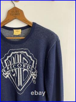 1970s Warner Bros Warner Brothers WB Records sweater collectible RARE promo 1970s Warner Bros Warner Brothers WB Records sweater collectible RARE promo