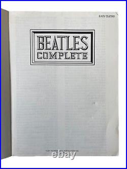 1977 The Beatles Complete Easy Guitar Warner Bros Rare Printing Paperback