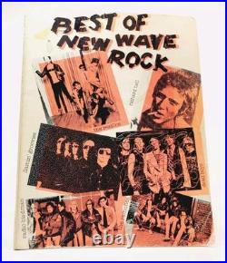 1978 Best Of New Wave RockSong Book Sheet Music Punk Rock. GDC Warner Bros Rare 1978 Best Of New Wave RockSong Book Sheet Music Punk Rock. GDC Warner Bros Rare