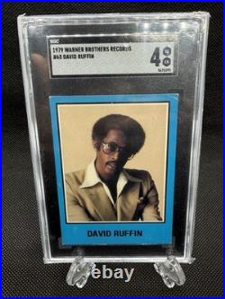 1979 Warner Brothers Records #65 David Ruffin Rare Promo Card Graded SGC 4 VGEX