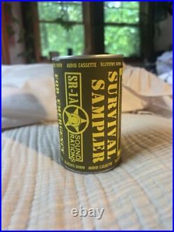 1984 Warner Bros Survival Sampler Cassette Sealed Promo Canister Rare 1984 Warner Bros Survival Sampler Cassette Sealed Promo Canister Rare