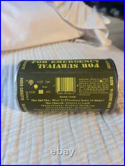 1984 Warner Bros Survival Sampler Cassette Sealed Promo Canister Rare 1984 Warner Bros Survival Sampler Cassette Sealed Promo Canister Rare