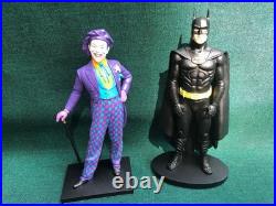 1989 Batman and Joker Statue Warner Bros Kent Melton Extremely Rare