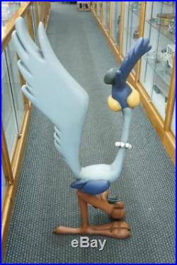 1990's Warner Brothers Roadrunner Character Rare Statue Store Display Life Size