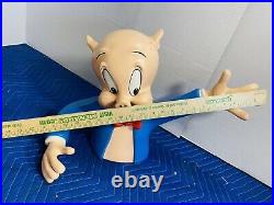 1990s Warner Brothers Store Display Porky Pig Bust Lifesize Statue 14 Rare