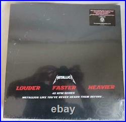1991 METALLICA Black Album 4 LP Box Set 45 RPM Vinyl 180 Gram SEALED RARE