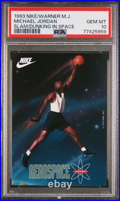 1993 Nike/Warner Bros Slam Dunking In Space Michael Jordan Rare PSA 10