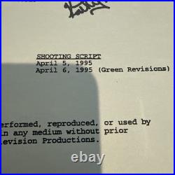 1995 Drew Carey Show Pilot Script Multi Signed Cast Warner Bros Original RARE
