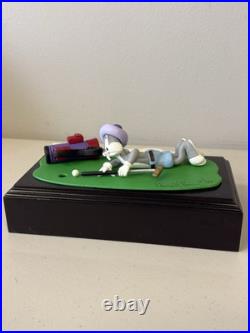 1996 Bugs Bunny Warner Bros. Very Rare 31/100 Golfing Bugs Sculpture D. Kracov