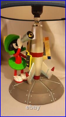 1996 Rare Warner Bros Store Exclusive Marvin the Martin Table Lamp withShade