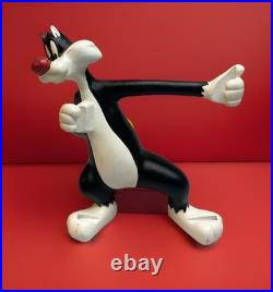 1996 Sylvester And Tweety Statue Looney Tunes Warner Bros L. T. Framing (RARE)
