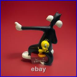 1996 Sylvester And Tweety Statue Looney Tunes Warner Bros L. T. Framing (RARE)