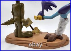 1996 Warner Bros. Wile E. Coyote & Road Runner Bobble Heads With Open Box Rare 1996 Warner Bros. Wile E. Coyote & Road Runner Bobble Heads With Open Box Rare