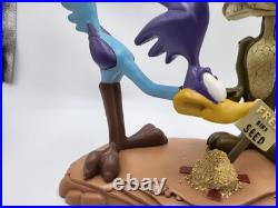 1996 Warner Bros. Wile E. Coyote & Road Runner Bobble Heads With Open Box Rare 1996 Warner Bros. Wile E. Coyote & Road Runner Bobble Heads With Open Box Rare