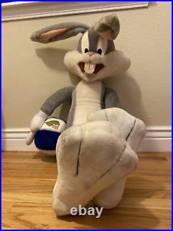 1996 Warner Brothers Bugs Bunny Looney Tunes Space Jam Large 40 Dole Plush Rare