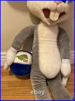 1996 Warner Brothers Bugs Bunny Looney Tunes Space Jam Large 40 Dole Plush Rare