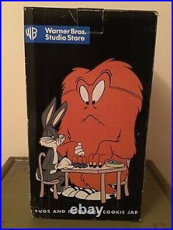 1997 Warner Bros Store Rare Gossamer Bugs Bunny Nails Looney Tunes Cookie Jar