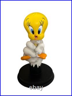 1998 Warner Bros Tweety Sylvester Bobblehead I Taw a Putty Tat Rare NIB