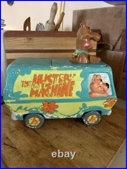 1999 Scooby Mystery Machine Cookie Jar Warner Bros Studio with Lid Rare Vintage
