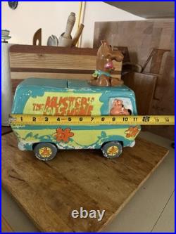 1999 Scooby Mystery Machine Cookie Jar Warner Bros Studio with Lid Rare Vintage