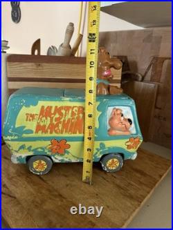 1999 Scooby Mystery Machine Cookie Jar Warner Bros Studio with Lid Rare Vintage