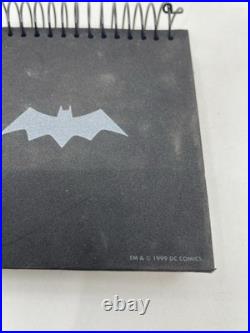 1999 Warner Bros Studio Store Batman Bruce Wayne Mask Spiral Notepad Rare