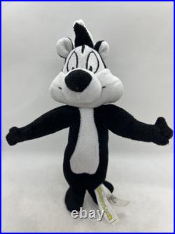2005 Vintage SUPER RARE HAPPYLAND Pepe Le Pew 10 Plush Looney Tunes Warner Bros