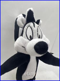 2005 Vintage SUPER RARE HAPPYLAND Pepe Le Pew 10 Plush Looney Tunes Warner Bros