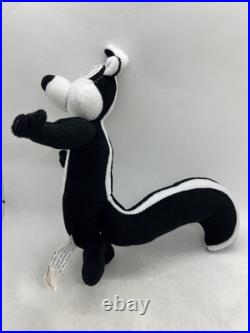 2005 Vintage SUPER RARE HAPPYLAND Pepe Le Pew 10 Plush Looney Tunes Warner Bros