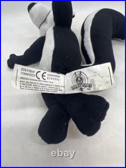 2005 Vintage SUPER RARE HAPPYLAND Pepe Le Pew 10 Plush Looney Tunes Warner Bros