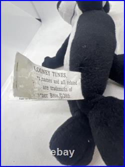 2005 Vintage SUPER RARE HAPPYLAND Pepe Le Pew 10 Plush Looney Tunes Warner Bros