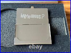 2008 Warner Bros Metal Dark Knight Movie Press Kit Promo Rare Business Card