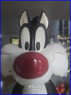 23 Sylvester and Tweety Bird Statue- 1999- Looney Tunes- Warner Bros. Rare