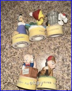24 Set 1998 Lenox Warner Bros. Ceramic Figurines Rare Set EUC 24 Set 1998 Lenox Warner Bros. Ceramic Figurines Rare Set EUC