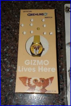 (2) Gremlins/Gremlins 2 GIZMO Digital Watches NIB 84' & 90' Rare VTG WARNER BROS