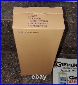 (2) Gremlins/Gremlins 2 GIZMO Digital Watches NIB 84' & 90' Rare VTG WARNER BROS