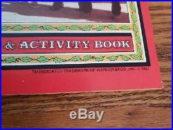 2 Vintage Dukes Hazzard Coloring & Activity Books RARE Christmas Editions 1982