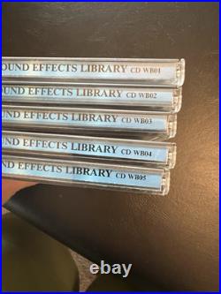 5 Warner Brothers Sound Effect Library CDs 1992 Excellent RARE