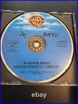 5 Warner Brothers Sound Effect Library CDs 1992 Excellent RARE